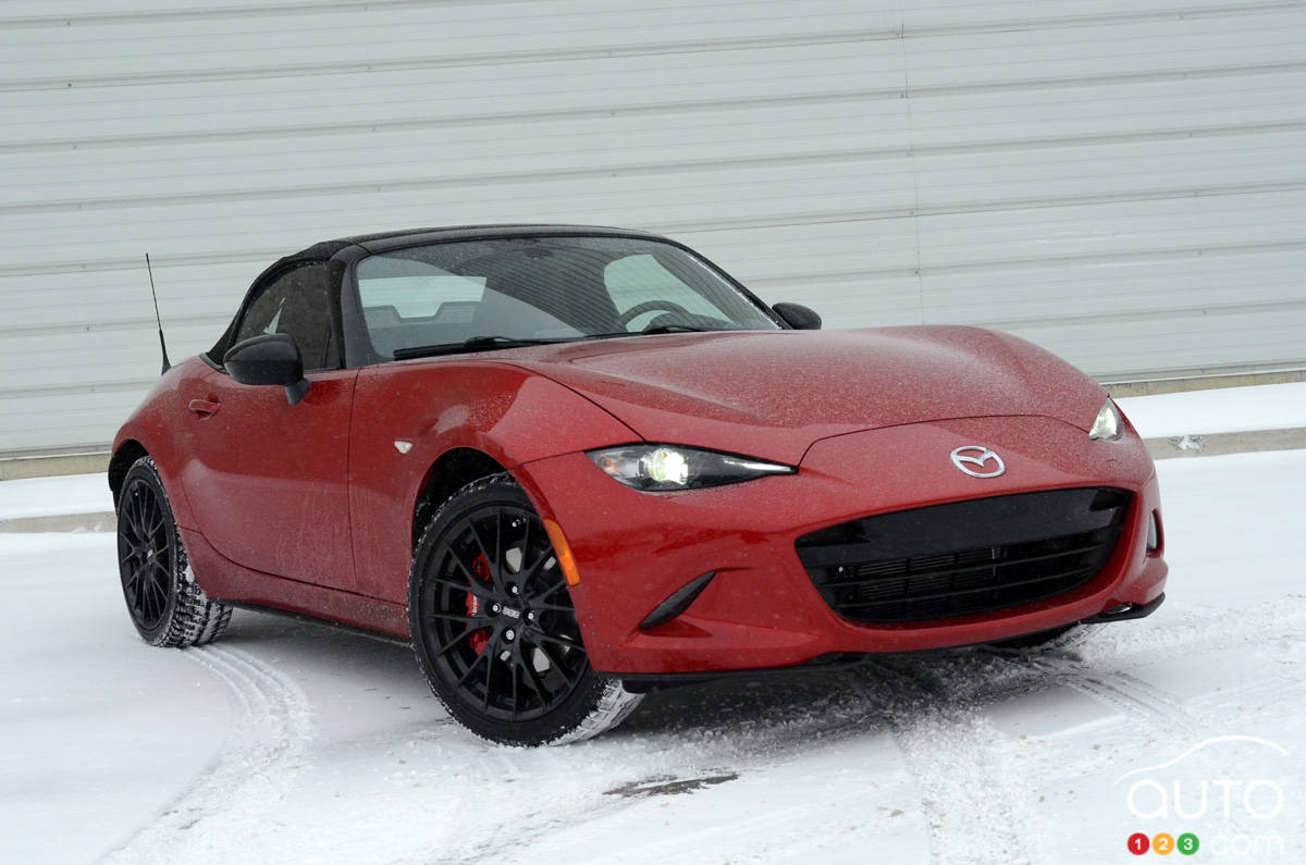 Mazda MX-5 dans la neige : l’avis de Vincent Aubé